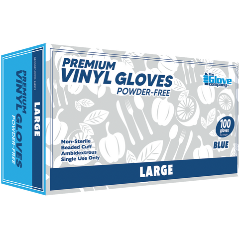 Premium Vinyl Gloves box of 100