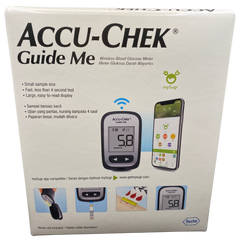 Back of glucose monitor box