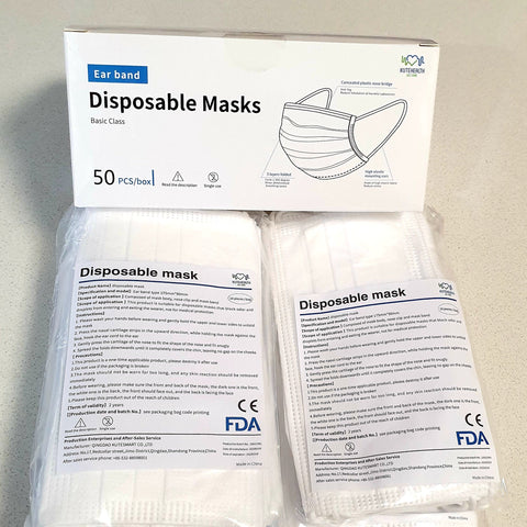 KuteHealth Disposable Anti Fog Masks
