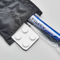 The Vitility Medical Cooling Bag inside sleeve with medications