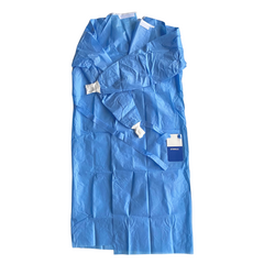 Folded surgical gown