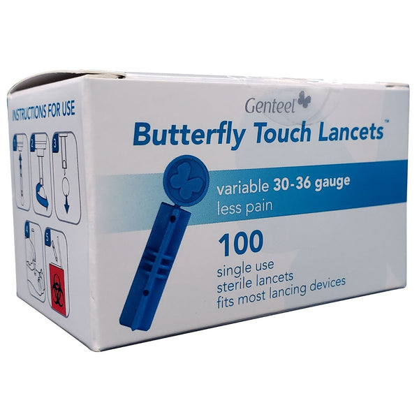 Butterfly Touch Lancets Box of 100