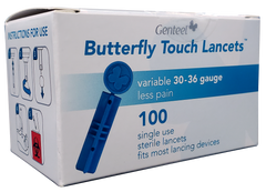 Butterfly Touch Lancets Box of 100