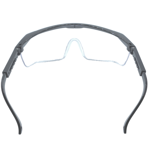 Safety glasses back view