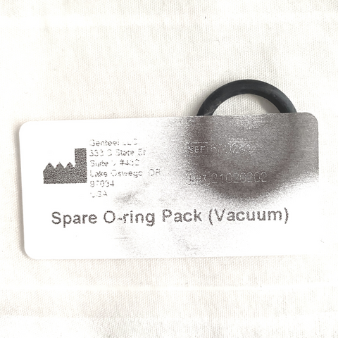 Spare o-ring vacuum pack