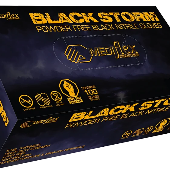 BLK Storn HD Gloves Square