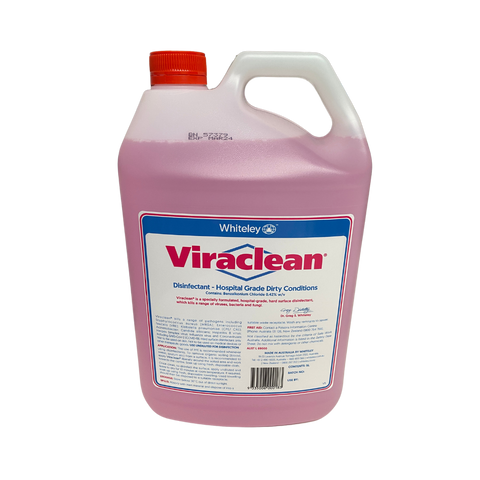 Front view of 5 litre Viraclean bottle